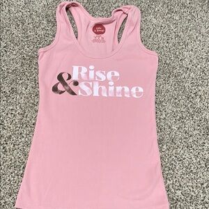 Life is Good Pink Tank Top